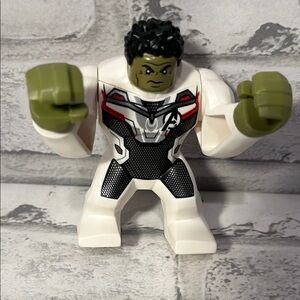 Hulk Superhero Action Figure with White and Green Suit rare collectible